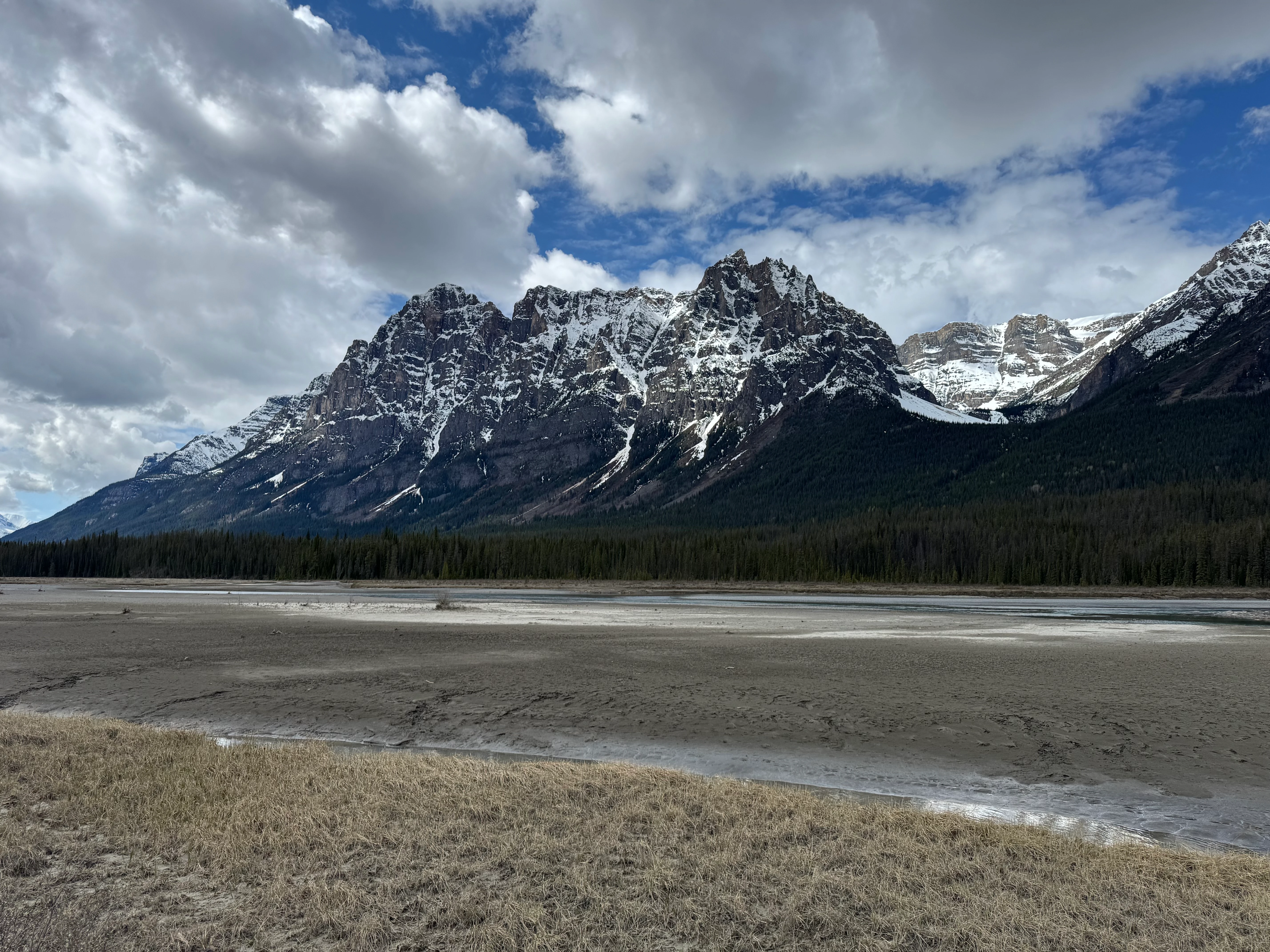 Dragon Peak and Catacombs Mountain from Big Bend campground
