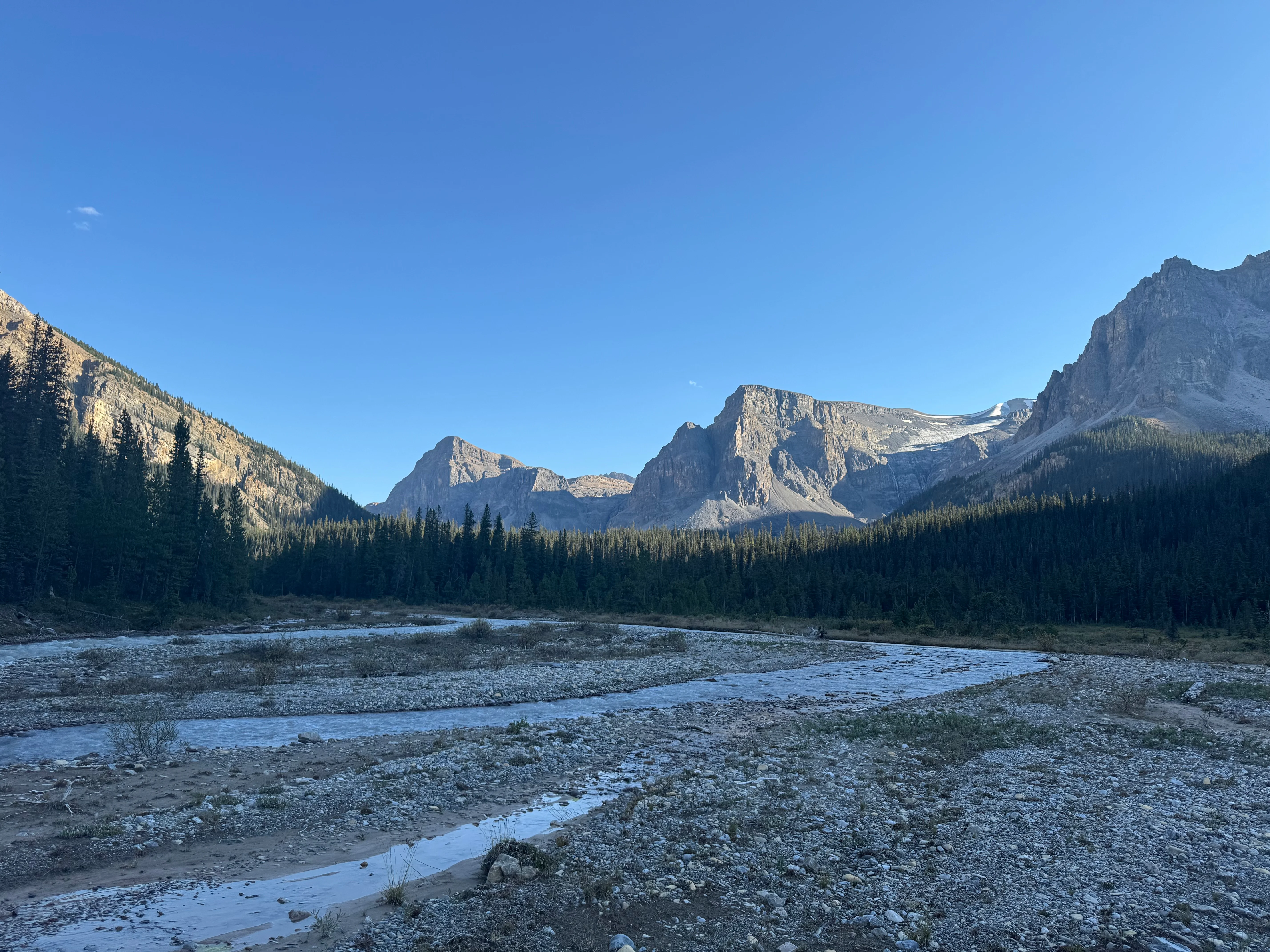 Washed out trail along Dolomite Creek
